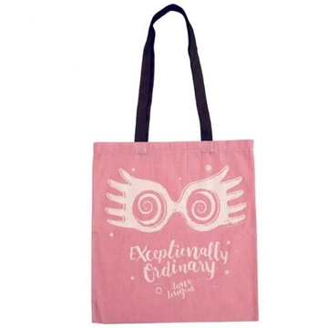 HARRY POTTER BAWEŁNIANA TORBA NA ZAKUPY LUNA LOVEGOOD WIDMOKULARY