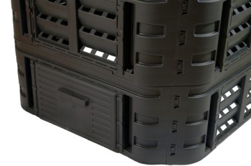 КРУГЛОГОДНЫЙ МОДУЛЬНЫЙ КОМПОСТЕР 600л Patrol Черный Вентиляция Орошение