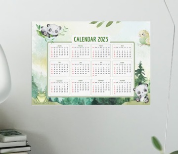 Годовой календарь А3 - индивидуальный дизайн + печать