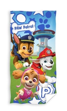 RĘCZNIK KĄPIELOWY PLAŻOWY 70 X 140 CM PSI PATROL