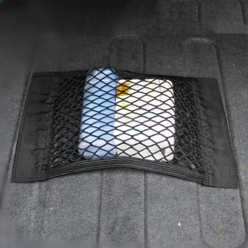 СЕТКА-ОРГАНИЗАТОР НА ЛИПУЧКЕ ДЛЯ БАГАЖНИКА АВТОМОБИЛЯ 60x25