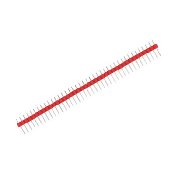 Listwa Goldpin 40PIN (raster 2.54) - czerwona