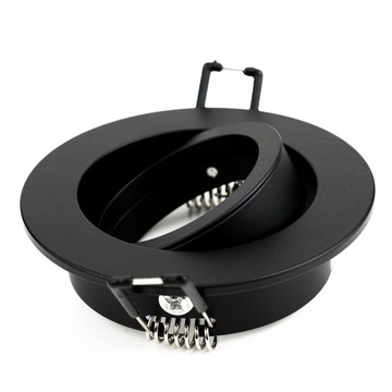 ГАЛОГЕННЫЙ ПОТОЛОЧНЫЙ СВЕТИЛЬНИК, ЧЕРНЫЙ КРУГЛЫЙ EDO