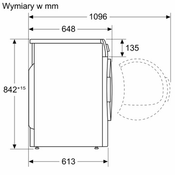 Сушилка BOSCH WQG233DFPL с тепловым насосом 8 кг Serie 6 A+++ AutoDry