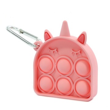 BRELOK mini JEDNOROŻEC PUSH BUBBLE POP IT Bąbelki