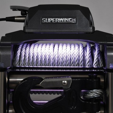 ЛЕБЕДКА SUPERWINCH SX12SR 12V СИНТЕТИЧЕСКИЙ ТРОС