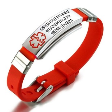 Браслет SOS BAND Epilepsy от эпилепсии, сталь