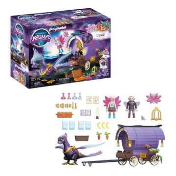 PLAYMOBIL POWÓZ WRÓŻKI AYUMA Z FENIKSEM 71031