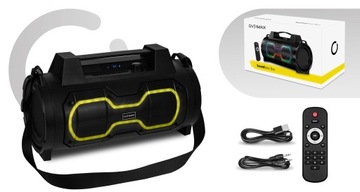 RADIO BUDOWLANE Głośnik Budowa 50W DUŻY MOBILNY Bluetooth USB AUX PILOT