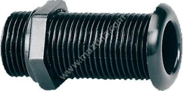 PRZEJŚCIE BURTOWE 25X62 MM CZARNE PVC