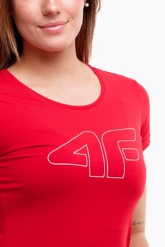 4F koszulka damska t-shirt bluzka sportowa krótki rękaw logo roz. M