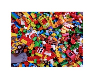 LEGO Duplo Mix Оригинальные блоки, фигурки животных, транспортные средства 1 кг 1 кг