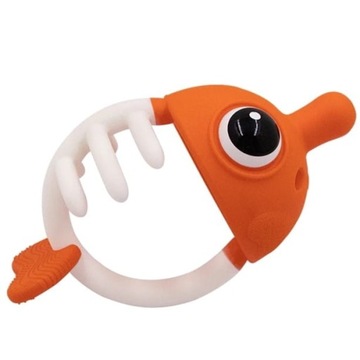 MOMBELLA Gryzak uspokajający z Pop It Rybka 3w1