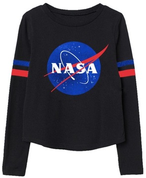 BLUZKA DZIEWCZĘCA NASA T-SHIRT NASA R140 10 LAT