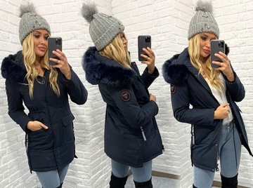 ФЕНОМЕНАЛЬНАЯ ЗИМНЯЯ ПАРКА, ТЕПЛАЯ КУРТКА, КАПЮШОН, XXL