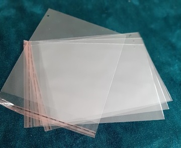 Woreczki torebki foliowe z klejem 300/400+50