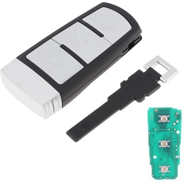 ПОЛНЫЙ КЛЮЧ С ЭЛЕКТРОНИКОЙ VW PASSAT B6 B7 CC 3C0959752BA чип ID48