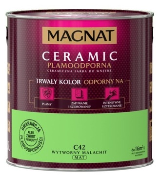 FRABA EMULSYJNA CERAMICZNA MAGNAT CERAMIC 2,5L WYTWORNY MALACHIT