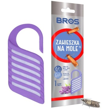BROS ZAWIESZKA NA MOLE ODZIEŻOWE OCHRONA - LAWENDA