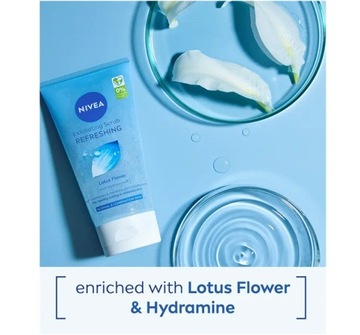 NIVEA ODŚWIEŻAJĄCY PEELING ZŁUSZCZAJĄCY KWIAT LOTOSU 150ML