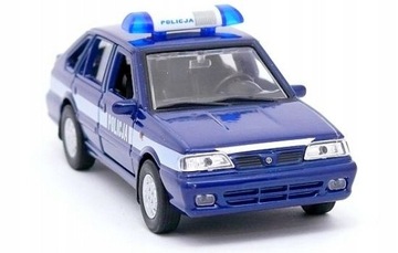 POLONEZ CARO PLUS model Welly 1:34 policja niebies