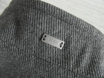 HUGO BOSS BLACK_WOOL & CASHMERE_STYLOWY PŁASZCZ MĘSKI_56