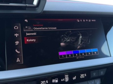 Audi A3 8Y S3 Sportback Facelifting 2.0 TFSI 333KM 2025 Audi S3 Sportback Pikowane fotele Head Up Sonos Ambiente Pro Kamera Gwaran, zdjęcie 14