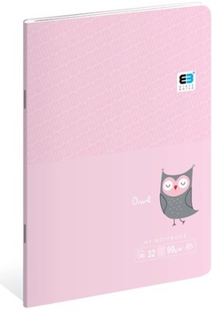 Zeszyt A5/ 32# KRATKA Interdruk Kids Pastel