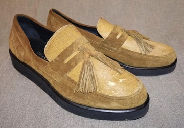 GELATI замечательные кожаные мокасины 40 шт. Unikat Испания