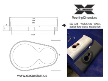 Колонки Excursion SX-6.3C, 3-полосный комплект