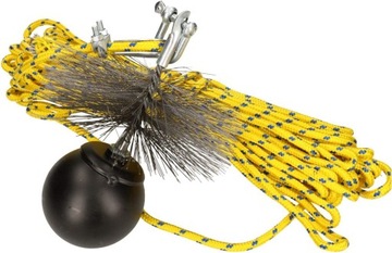 НАБОР ТРУБОЧИСТИТЕЛЯ 12 М ДЛЯ ЧИСТКИ ДЫМОХОДА 150 ММ