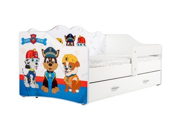 Детская кровать 180х80 с ящиком + матрас НЕЛИ