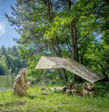 Брезент для кемпинга Helikon Supertarp - оливково-зеленый
