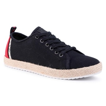 BIG STAR FF174156 CZARNE ESPADRYLE MĘSKIE BUTY R42