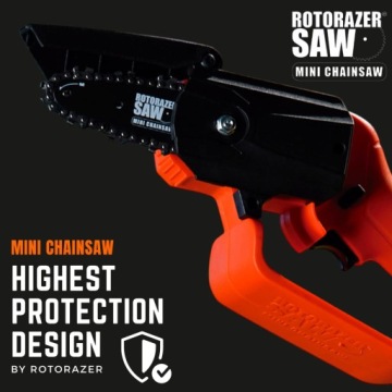 Аккумуляторная бензопила ROTORAZER Mini ChainSaw с экстремальными характеристиками