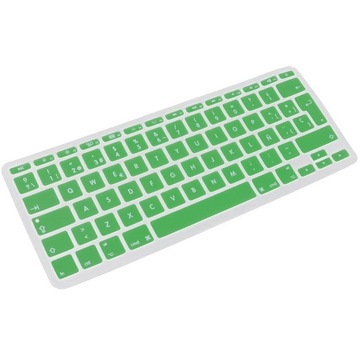 Klawiatura, cienka klawiatura TPU silikonowa do 11 cali, 28,12 x 11,2 cm, zielona