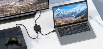 UGREEN Переключатель 2x1 HDMI 2.0 4K 60 Гц HDR HDCP