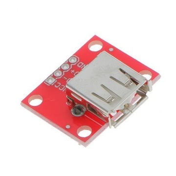7x żeński moduł portu USB do płytki Breadboard PCB