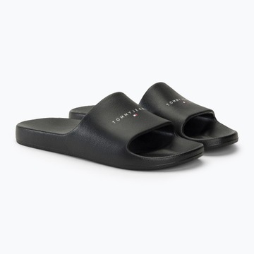 Klapki damskie Tommy Jeans Printed Pu Pool Slide black 40 EU