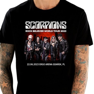 SCORPIONS WARSAW ROCKS FESTIVAL 2024 PGE NARODOWY T SHIRT KOSZULKA MĘSKA M