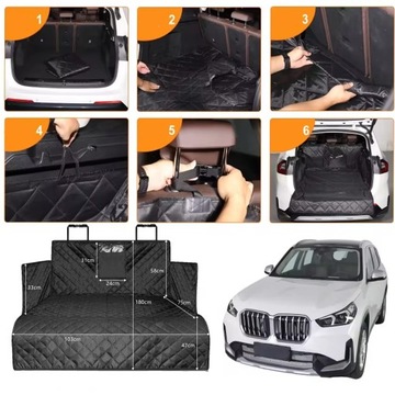 MATA DO BAGAŻNIKA NA FOTEL SAMOCHODU AUTA DLA PSA ZWIERZĄT XXL 180x103 cm