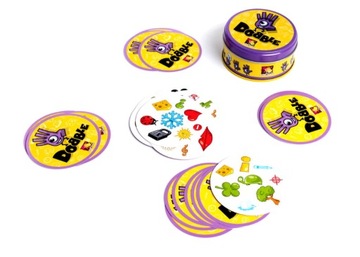 КАРТОЧНАЯ ИГРА ДОББЛ, НАБЛЮДЕНИЕ ДЛЯ СЕМЕЙНОЙ ВЕЧЕРИНКИ 55 КАРТ