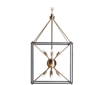 Lampa wisząca Mykkel, 41x41x78cm Westwing