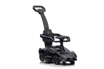 Lamborghini QLS-996T Black Ride-On с коляской