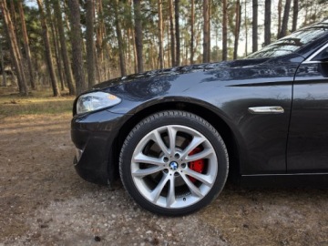 BMW Seria 5 F10-F11 Touring 530d 258KM 2011 BMW Seria 5 X-Drive Jasne Skory Komfort Head Up Panorama Hak Webasto 3.0, zdjęcie 10