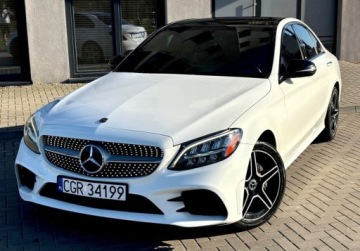 Mercedes Klasa C W205 Kabriolet Facelifting 2.0 300 258KM 2020 Mercedes-Benz Klasa C AMG 4 MATIC 2.0 cm Automat ZAMIANA 2.0 Benzyna