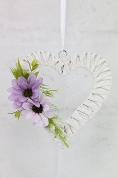 Плетеный головной убор в форме сердца, украшение для домашней комнаты ФИОЛЕТОВЫЙ