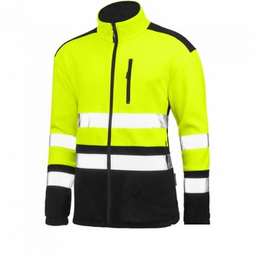 POLAR ROBOCZY KURTKA Polarowa OSTRZEGAWCZA BHP XL