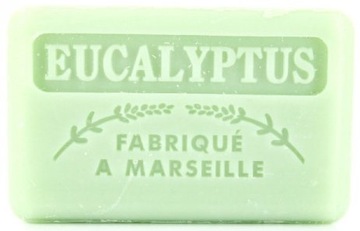 Delikatne Francuskie mydło Marsylskie EUCALYPTUS EUKALIPTUSOWE 125 g