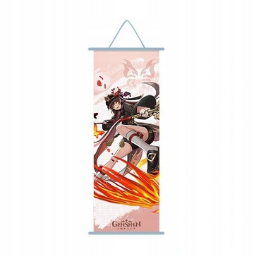 GENSHIN IMPACT MANGA OBRAZY NA ŚCIANIE HuTao 70*25